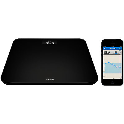 Withings WS-30 Wireless Bathroom Scale, Black Black